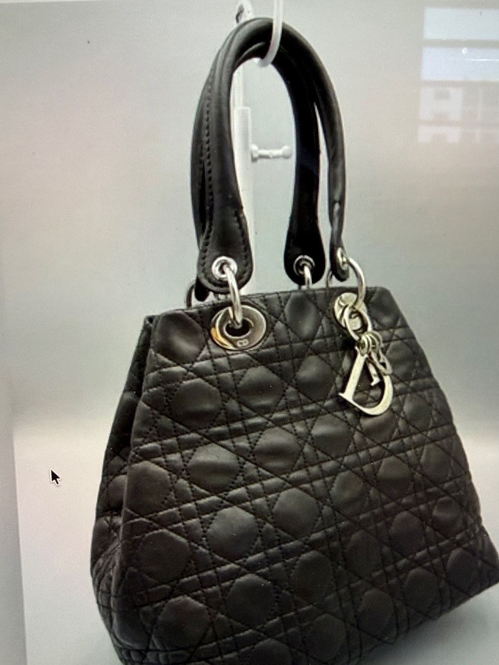 Christian Dior Canage Granville Leather Tote